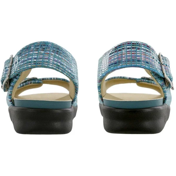 SAS Women's Relaxed Rainbow Teal 6.5 Wide