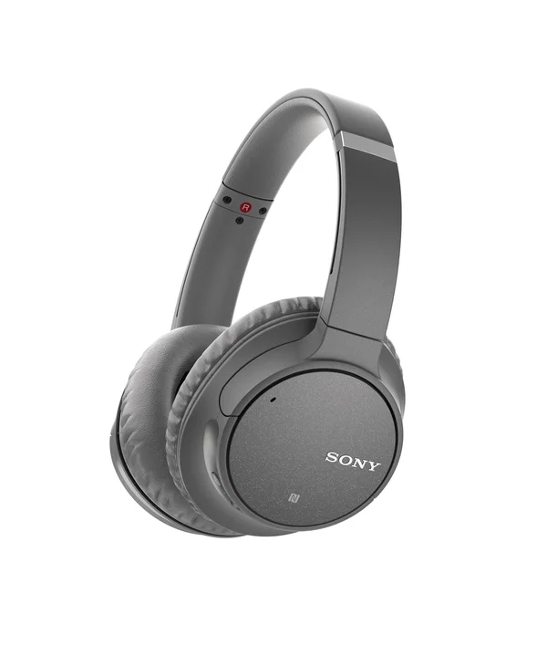 Sony - WH-CH700N Wireless Noise Cancelling Over-the-Ear Headphones - Gray