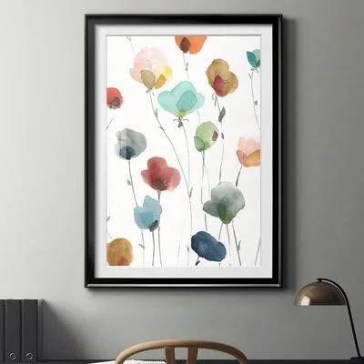Lollipop Garden I - Picture Frame Print on Paper Red Barrel Studio Format: Black Framed Paper - Size: 30x22 H x 22x22 W x 1.25x22
