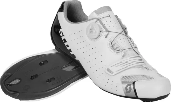 Scott Road Comp Boa Cycling Shoe - Men's White/Black - 46.0