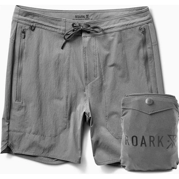 Layover Trail Travel Shorts 18x22 Dark Army - 34
