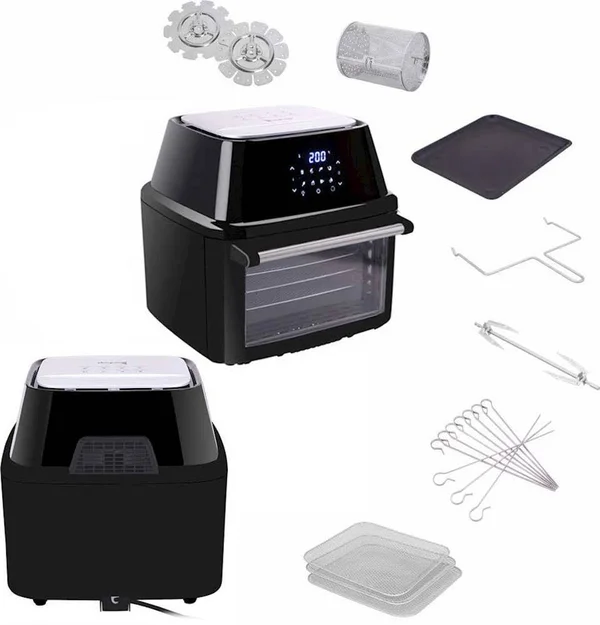 Emerald - 16L Digital Air Fryer Oven - Black SM-AIR-1845
