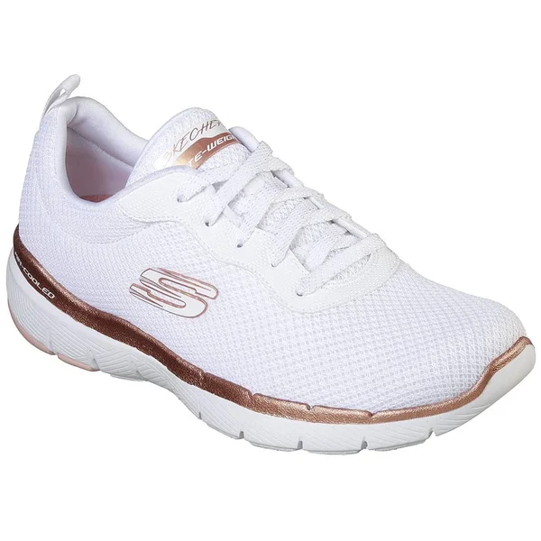 Skechers Women's Flex Appeal 3.0 First Insight Sneaker - White, 8