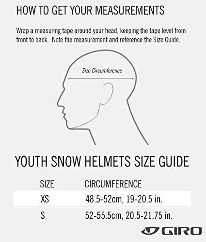 Giro Launch CP Snow Helmet - Kid's Matte Bright Orange/Jelly - S