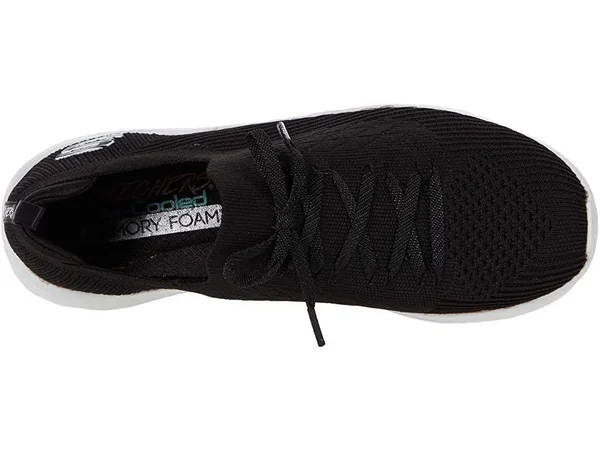 Skechers Women's Ultra Flex 2.0 Flash Illusion Sneaker, Black/White