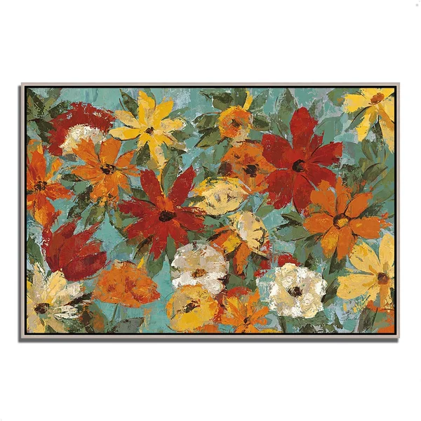 32x22 x 47x22 Bright Expressive Garden by Silvia Vassileva Fine Art Giclee Print - 68758-4330p125
