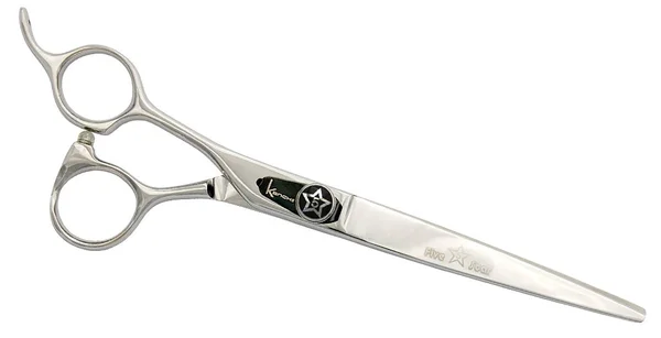 Kenchii Fivestar Level-2 7 inch Curved Offset Lefty Stainless Steel Scissor