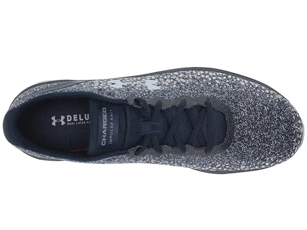 Under Armour Men's Charged Impulse Knit Running Shoes - Navy, 10.5