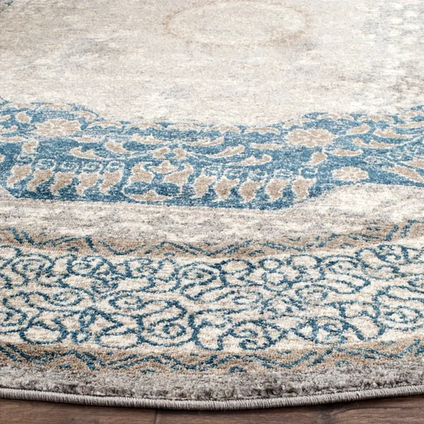 9& x 12& Rectangular Area Rug - Blue, Safavieh