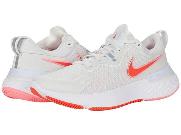Nike React Miler Running Shoe - Women's Platinum Tint/Bright Crimson - 8.5