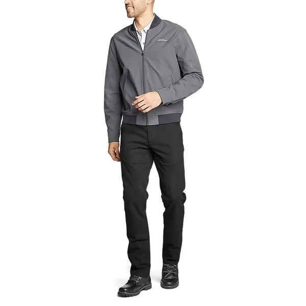 Eddie Bauer Men's Flex Wrinkle-Resistant Sport Chinos - Classic - Black - 40/30