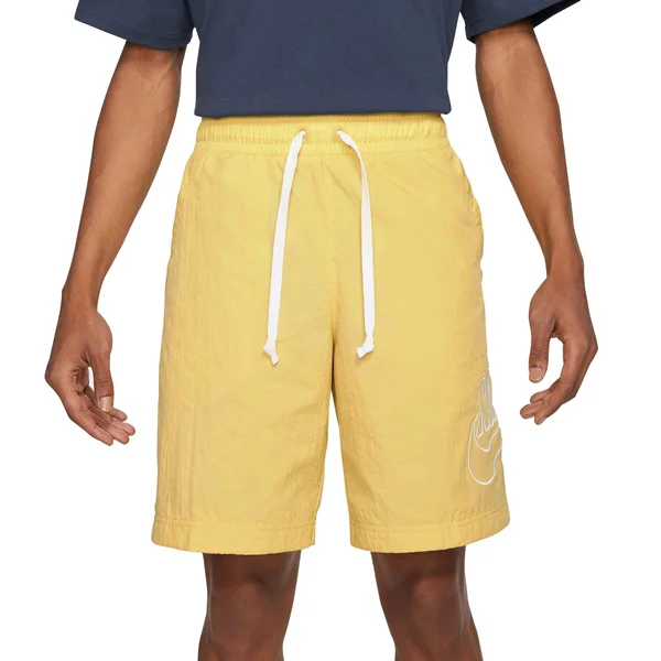 Nike Sportswear Alumni Men's Woven Flow Shorts in Yellow - Size: 3XL, DB3810-700