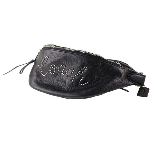 Coach Script Belt Bag (Fanny Pack - Black) F88875