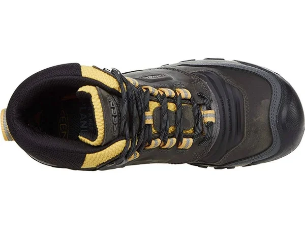 Keen Women's Ridge Flex Mid Waterproof Boot - 8 - Magnet - Ochre