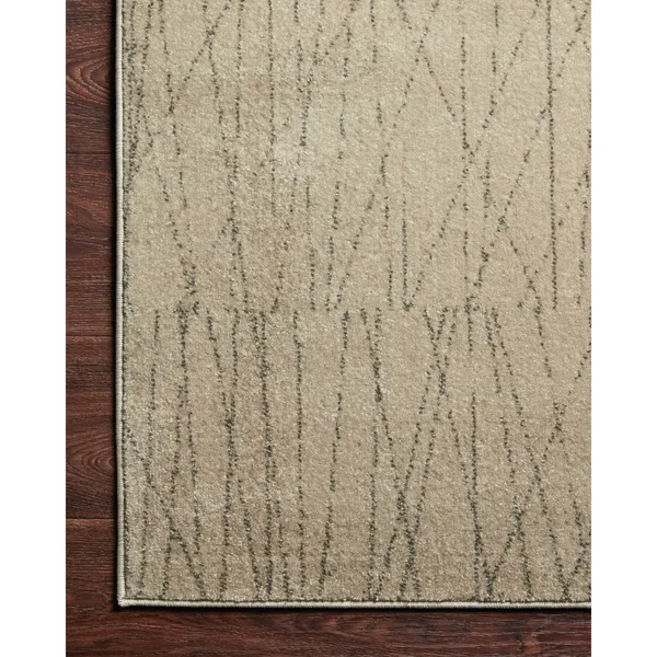 Alexander Home Bradford Modern Pendulum Area Rug - 6&-7x22 x 9&-7x22 - Beige, Pepper