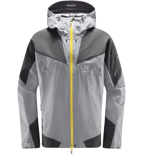 Haglofs Roc Spire Jacket - Men's Concrete/Magnetite, M