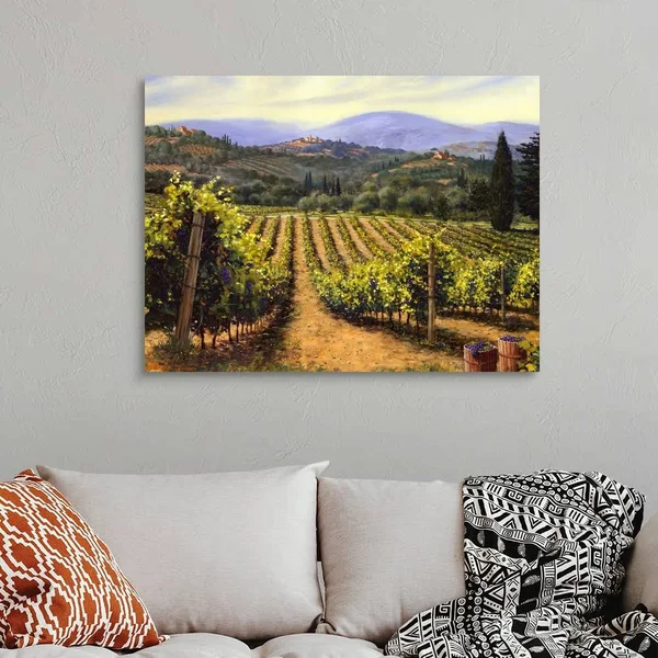 Tuscany Vines, Canvas Wall Art, 40x30, Great Big Canvas