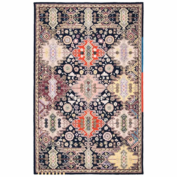 Safavieh 4& x 6& Bellagio BLG626N Navy Sage Rug