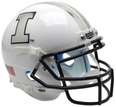 Schutt Authentic Illinois Fighting Illini White XP Football Helmet