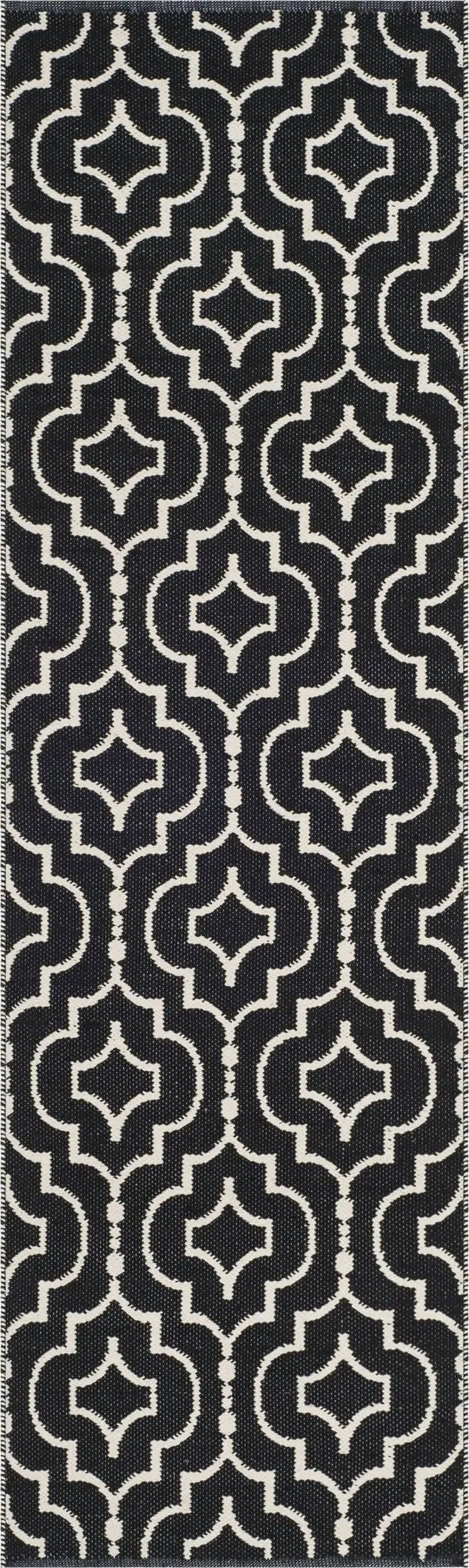 Safavieh Montauk Black/Ivory 4 ft. x 6 ft. Area Rug