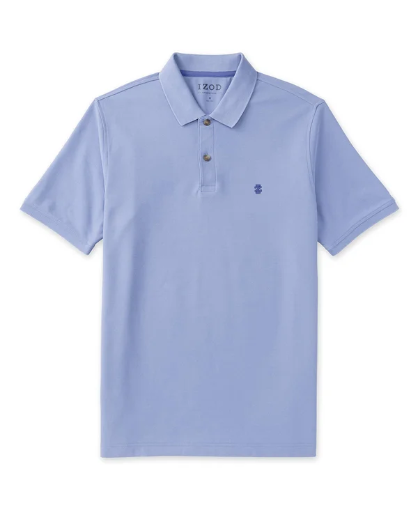 Izod Men’s Big and Tall Advantage Performance Stretch Short Sleeve Solid Polo Shirt