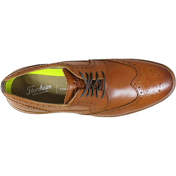 Florsheim Ignight Wingtip Oxford 12 Men's Tan