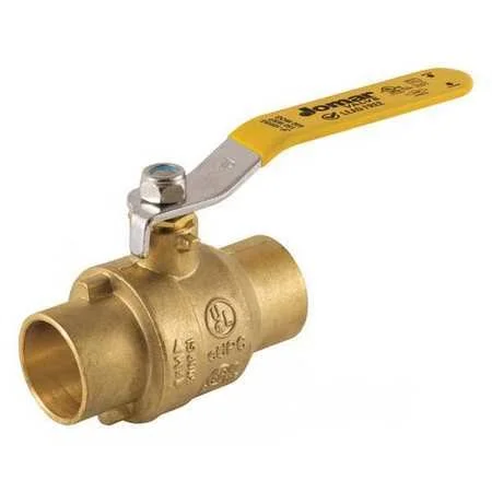Jomar Valve JF-100SG 1-1/2x22 CXC Lead Free Brass Ball Valve