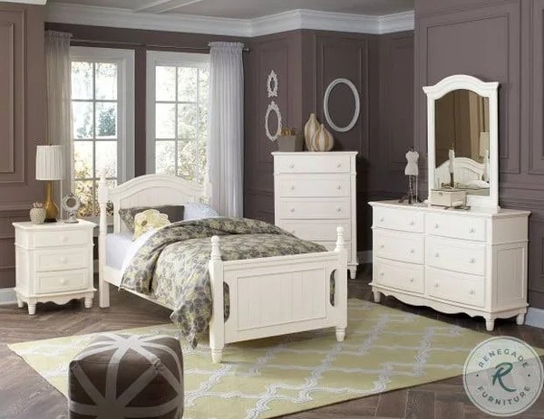 Homelegance Clementine Mirror - White B1799-6