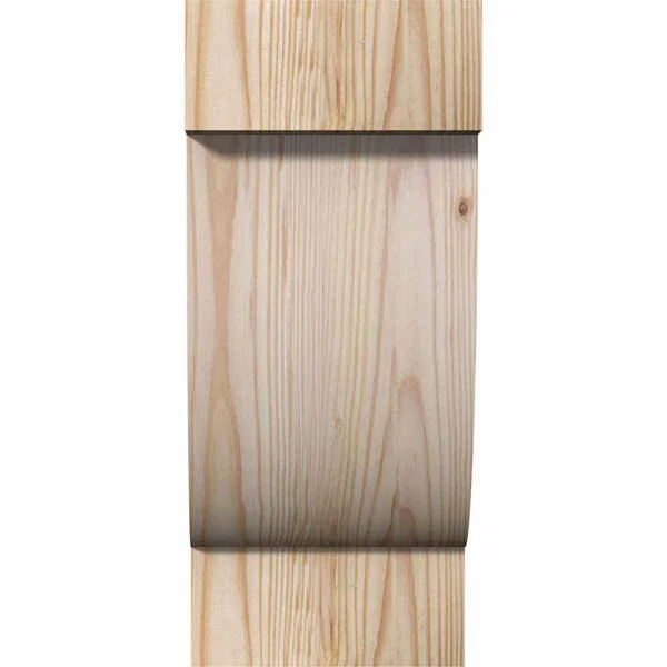 Ekena Millwork COR06X06X14ALP00RDF 6x22W x 6x22D x 14x22H Alpine Rough Sawn Corbel - Douglas Fir
