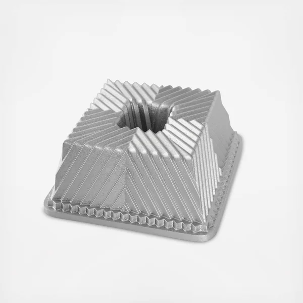 Nordic Ware Square Bundt Pan, Silver, 8.6x22 x 8.6x22 x 3.75x22