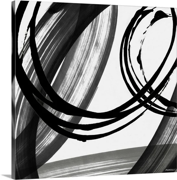 Black and White Pop I, Canvas Wall Art, 20x20, Great Big Canvas