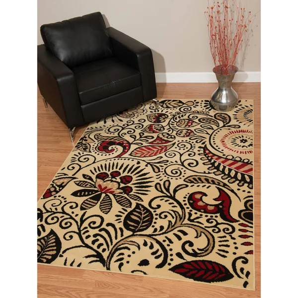 Westfield Home Montclaire Ivory Area Rug - 7&10x22 x 10&6x22