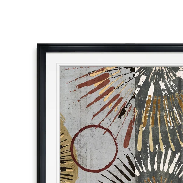 Outburst Tiles II -Framed Giclee Print - 16x16