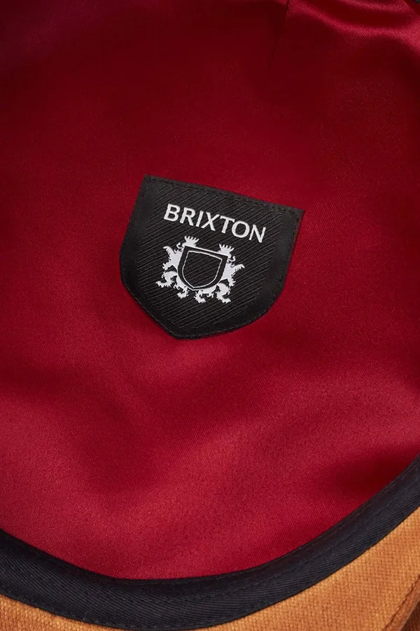 Brixton Hooligan Snap Cap in Dark Khaki Size Large