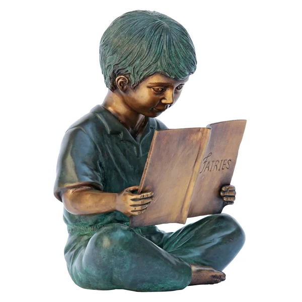 Design Toscano Story Book Boy Bronze Garden Statue