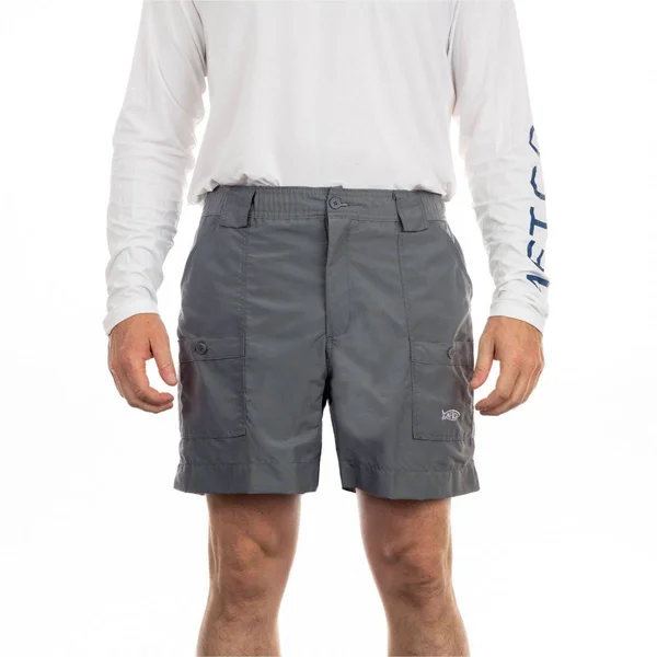 AFTCO Men's Original Long Fishing Shorts-black-30