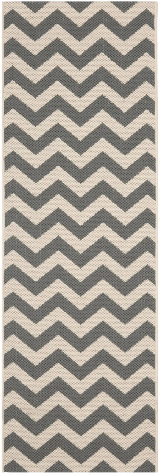 Safavieh Courtyard Grey & Beige 4& x 4& Square Indoor/Outdoor Rug