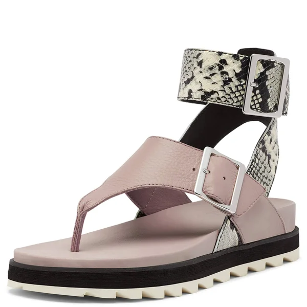 Sorel Roaming T-Strap Women's Shoes Mauve Vapor : 5 B - Medium