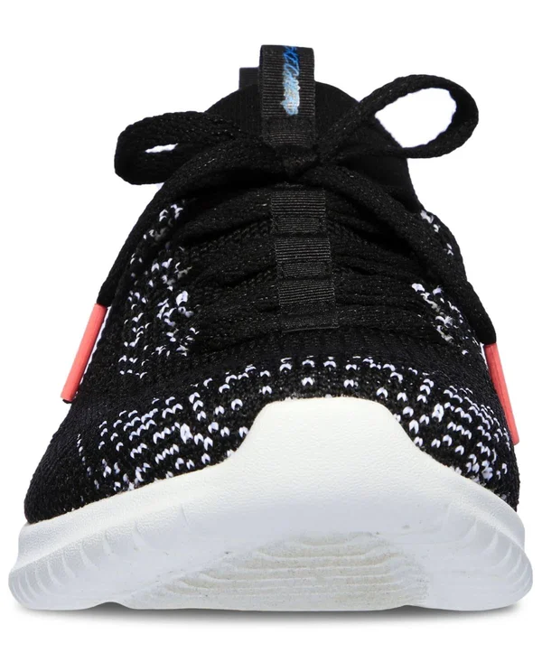 Skechers Women's Ultra Flex Twilight Twinkle Sneaker - Black/White