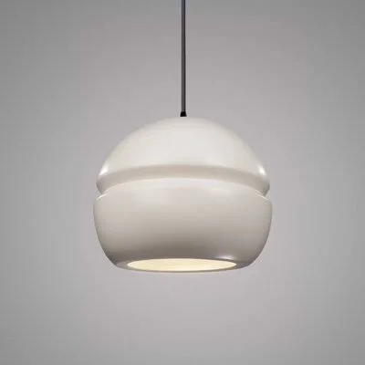 Sevenoaks 1 - Light Single Globe Pendant Bulb Type: Incandescent - Shade Color: Rose Pink, Finish: Matte Black