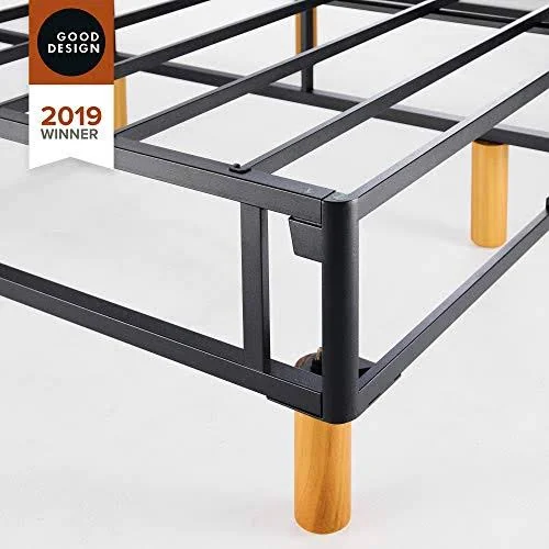 Zinus Good Design Winner Justina 16 inch Metal Mattress Foundation, Narrow Twin