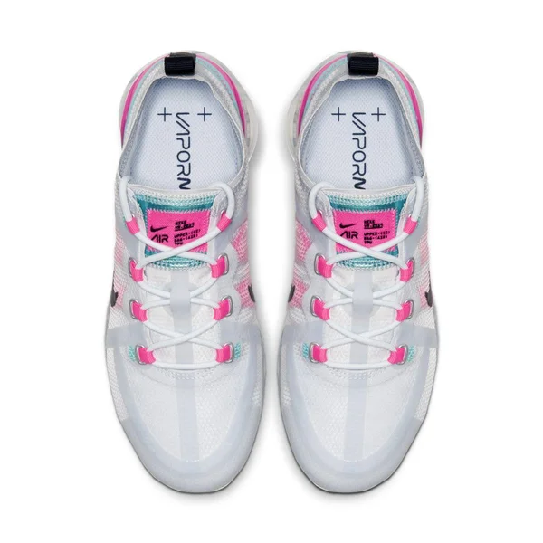 Nike Women's Air VaporMax 2019 Running Shoes - Pink/Grey - Size 5.5
