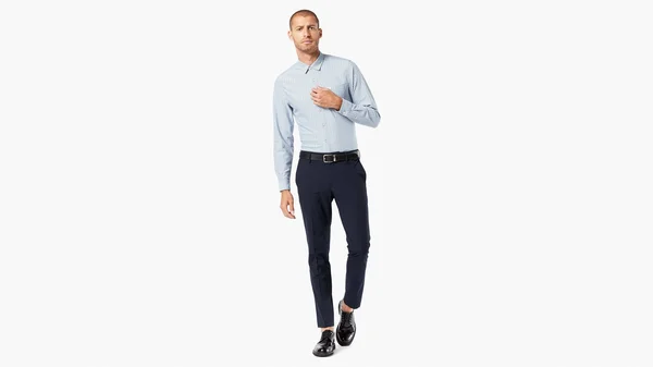 Dockers Alpha Pants, Slim Fit, Men's, Blue 30 x 30