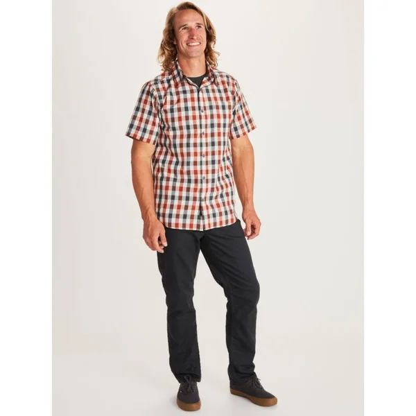 Marmot: Men's Kingswest Short Sleeve - Enamel Blue 2210