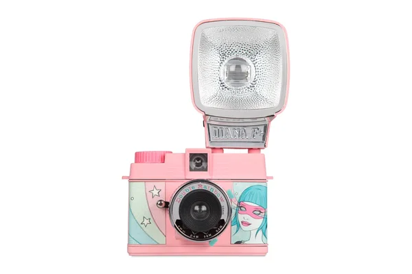 Lomography Diana Mini 35mm Camera with Flash (Double Rainbow) HP550DR