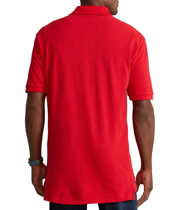 Polo Ralph Lauren Men's Big & Tall Mesh Polo Shirt - Classic Wine