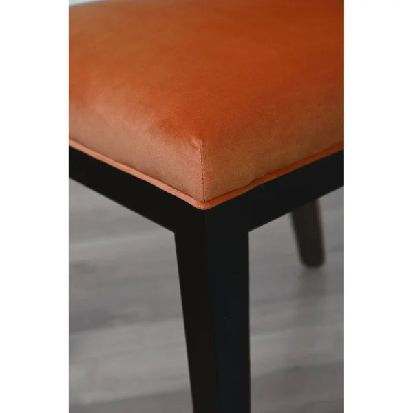 Abbyson Bristol Velvet Dining Chair - Orange