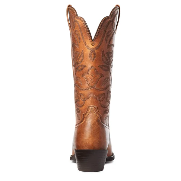Ariat Women's Heritage Copper Brown R-Toe Western Boots