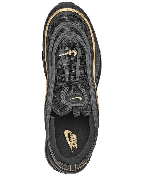 Nike Men's Air Max 97 Casual Shoes DC2190 - 14.0, Black