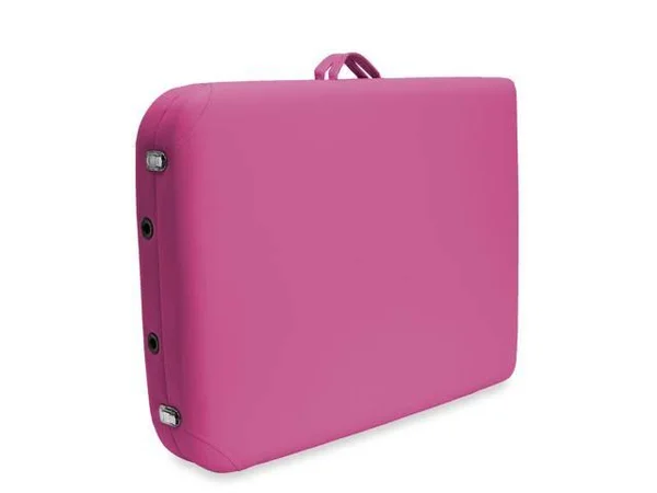 Saloniture Basic Portable Folding Massage Table - Pink